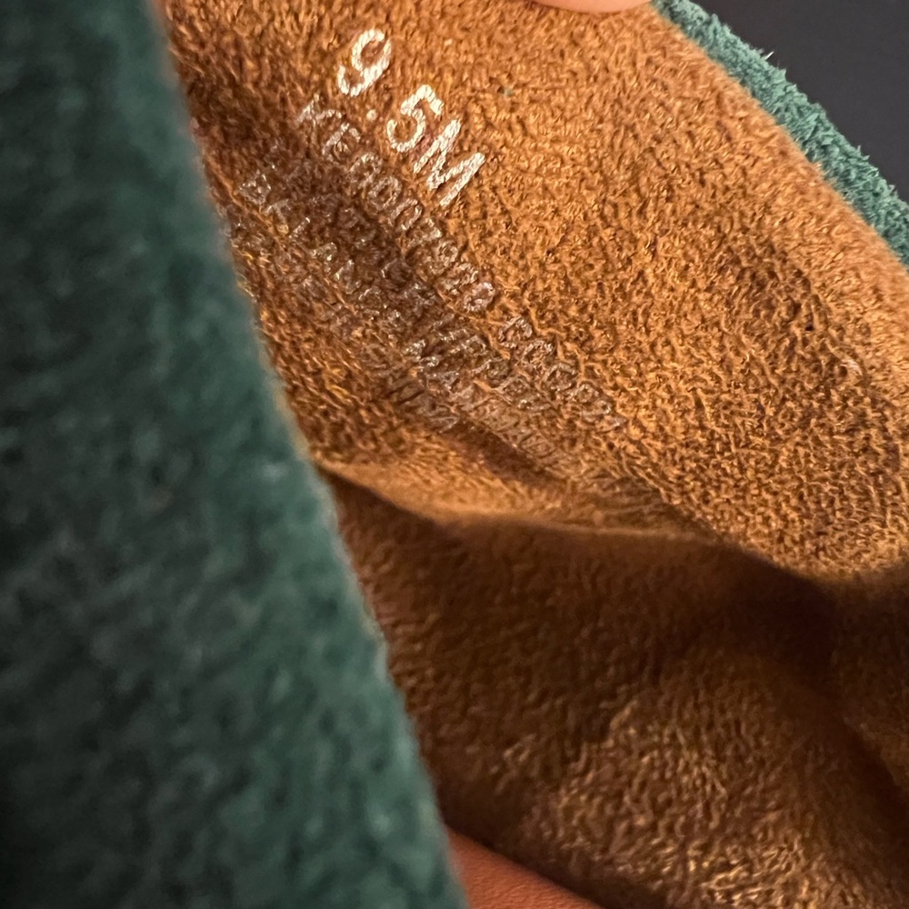 Kork-Ease Charley Green Suede Mules with Tassels - Picture 7 of 8
